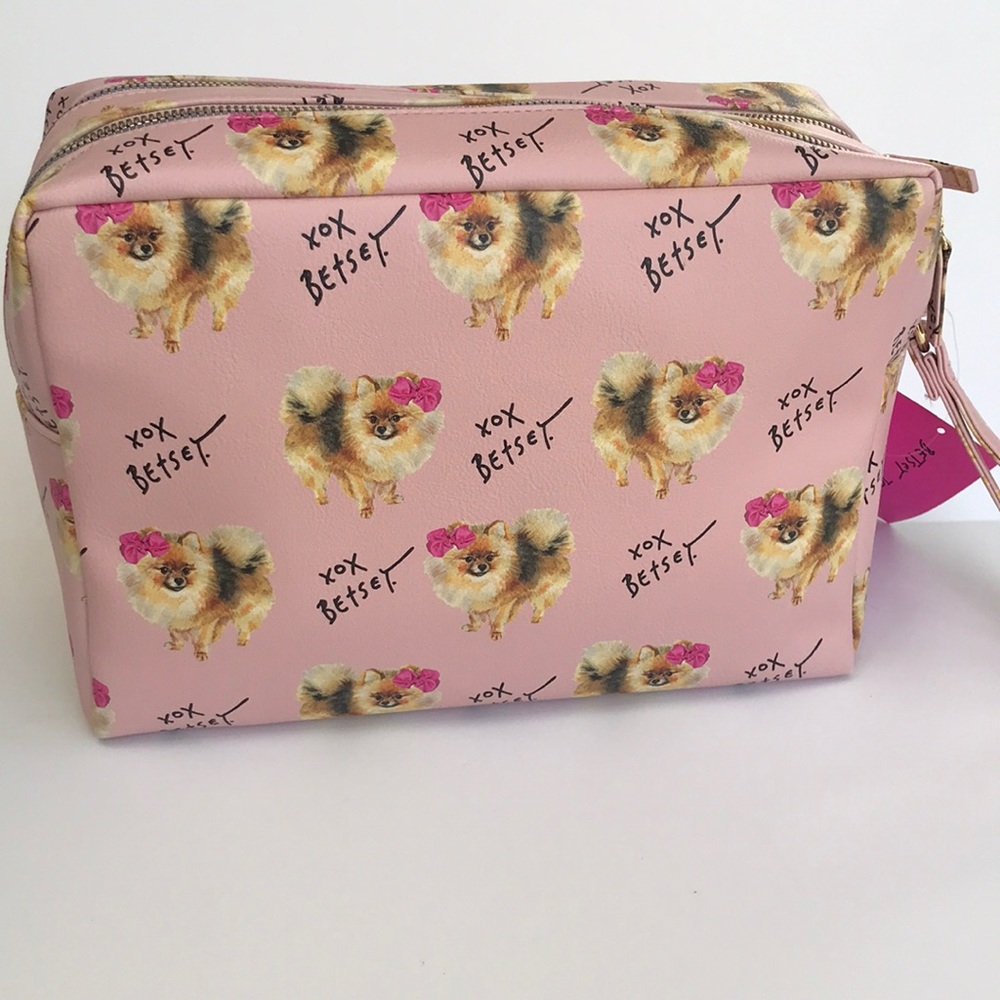 NWT Betsey Johnson Double Zip Travel Bag - Picture 4 of 8